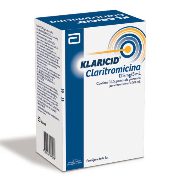 KLARICID 125/5ML - SUSPENSION ORAL FCO X 50 ML