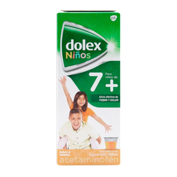 DOLEX NIÑOS 7+ 250MG/5ML  - SUSPENSION ORAL FCO X 120 ML