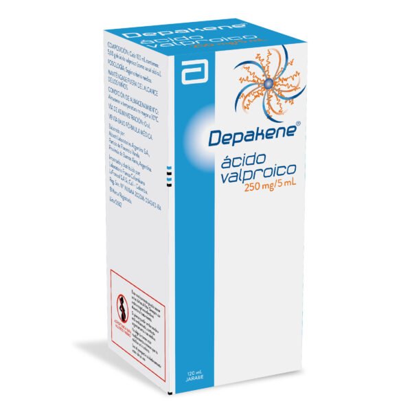 DEPAKENE 250MG/5ML - JARABE FCO X 120 ML