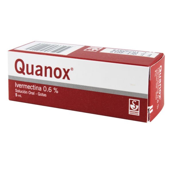 QUANOX 0.6% - SOLUCION ORAL GOTAS FCO X 5 ML