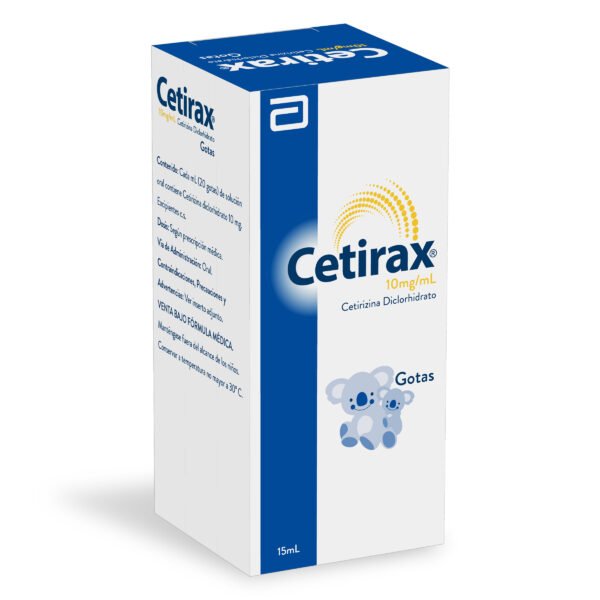 CETIRAX 10MG/1ML - SOLUCION ORAL GOTAS FCO X 15 ML
