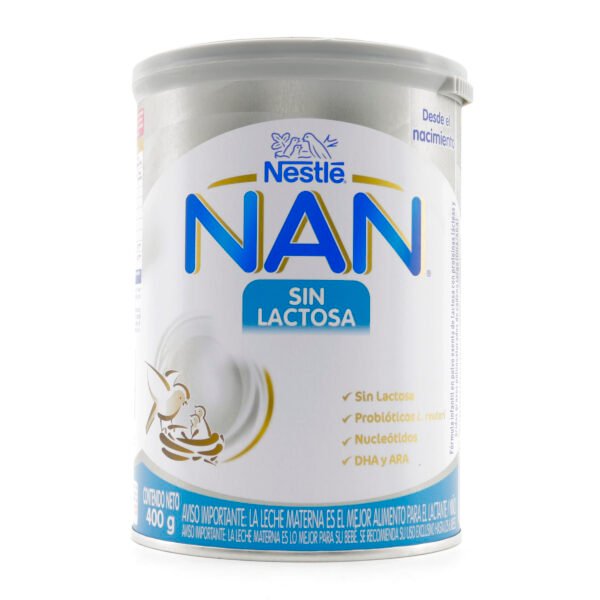 NAN SIN LACTOSA LATA X 400 GR