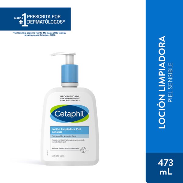 CETAPHIL LOCION LIMPIADORA - JABON LIQUIDO FCO X 473 ML