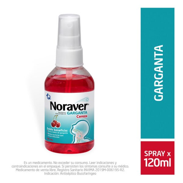 NORAVER CEREZA GARGANTA   - SPRAY BUCAL FCO X 120 ML