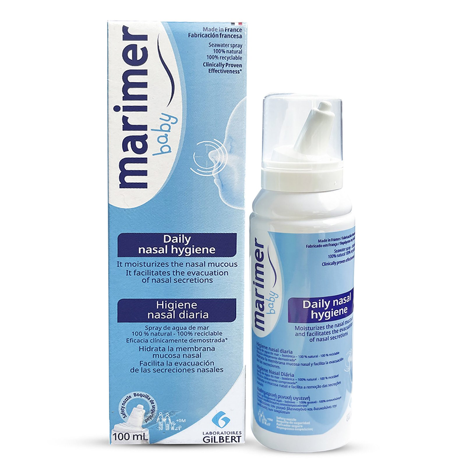 MARIMER BABY ISOTONICO – SPRAY NASAL FCO X 100ML – Farmajunior