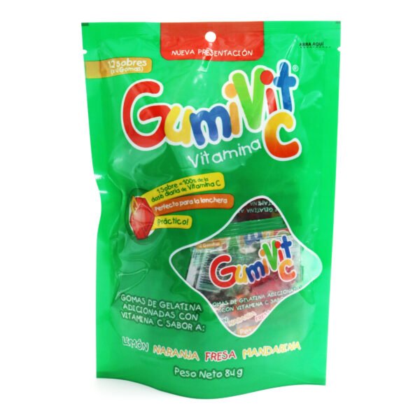 GUMIVIT C BOLSA PAQ X 12UNDS