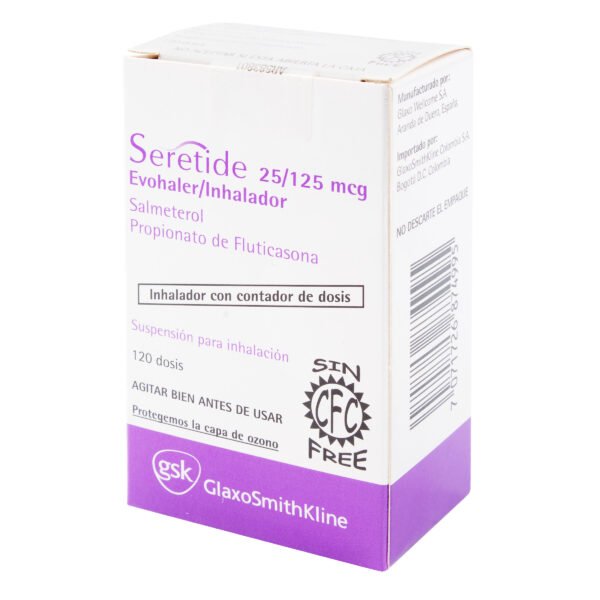 SERETIDE 25/125 MCG FCO X 120DOSIS