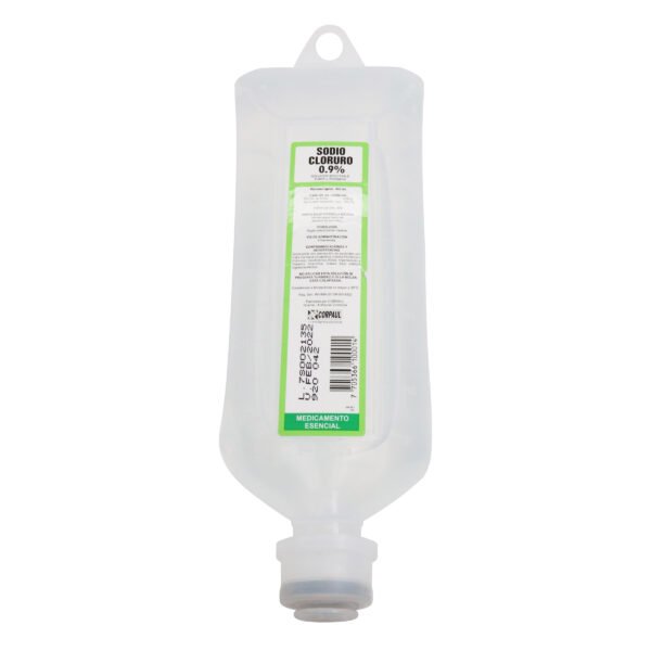 CLORURO DE SODIO 0.9% - SOLUCION INYECTABLE BOL X 500 ML
