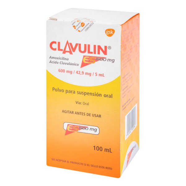 CLAVULIN ES 600 MG SUSP - AMOXICILINA + CLAVULANICO FCO X 100ML