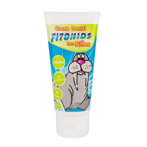 FITOKIDS MENTA SIN FLUOR CREMA DENTAL TUBO X 75 GR