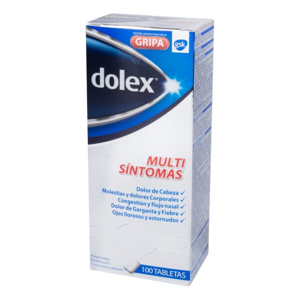 DOLEX GRIPA MULTI SINTOMAS TABLETAS * BLISTER X 4 UNDS