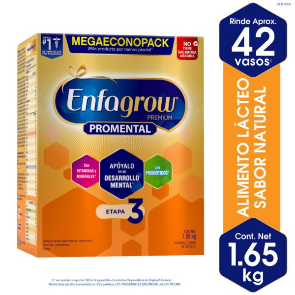 ENFAGROW PROMENTAL 1 A 3 AÑOS CAJA X 1650 GR
