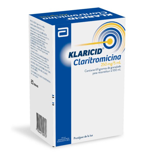 KLARICID 250MG/5ML SUSP FCO X 100 ML