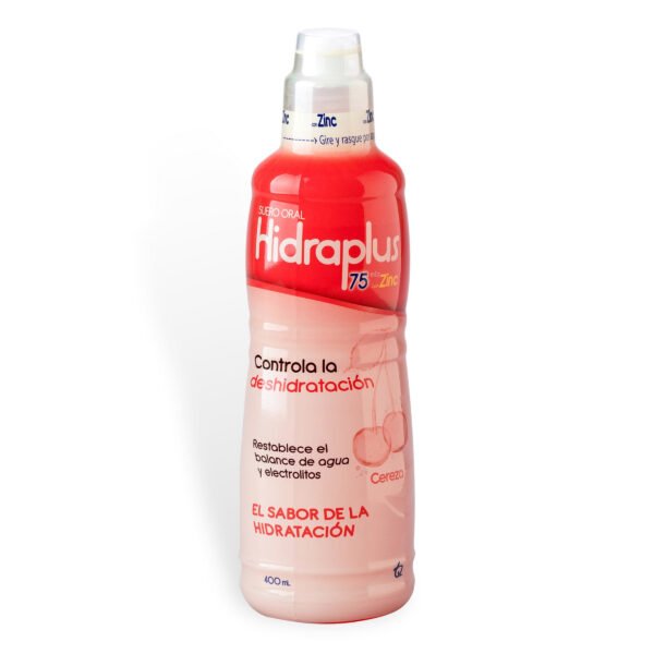 HIDRAPLUS 75  CEREZA - SUERO ORAL FCO X 400 ML