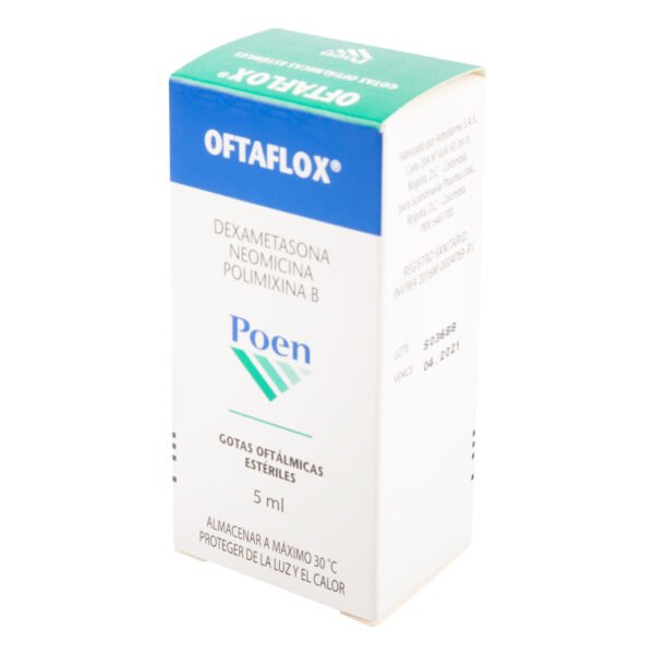 OFTAFLOX GOTAS OFTALMICAS FCO X 5 ML