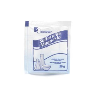 SULFATO DE MAGNESIO * SOBRE 20 GR