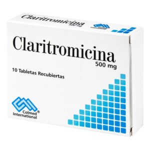 CLARITROMICINA 500MG TAB REC CAJA X 10UNDS