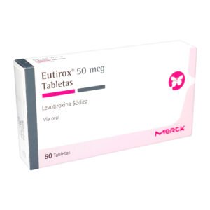 EUTIROX 50 MCG TAB CAJA X 50 TAB