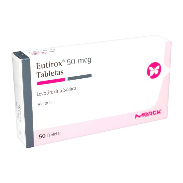 EUTIROX 50 MCG TAB CAJA X 50 TAB
