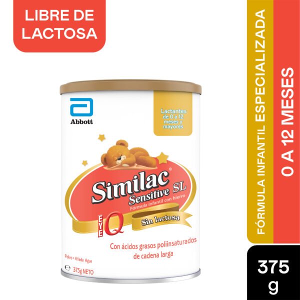 SIMILAC SENSITIVE SL SIN LACTOSA LATA X 375 GR