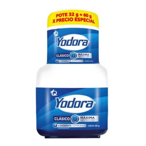 DTE YODORA  CREMA 60GR + 32 GR PAQ X 2UNDS