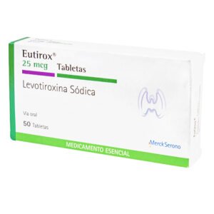 EUTIROX 25 MCG CAJA X 50 UNDS