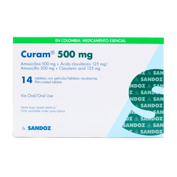 CURAM 500 MG+125 MG - AMOXICILINA + CLAVULANICO TAB X 14 TBS