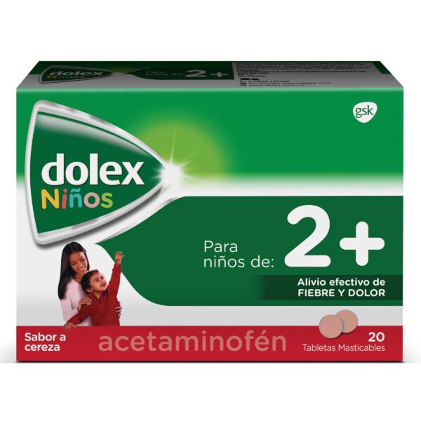 DOLEX 2+ PEDIATRICO CAJA X 20 TBS