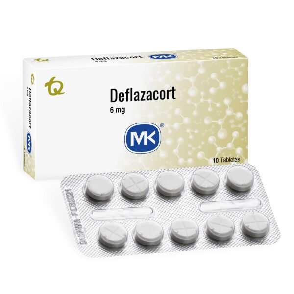 DEFLAZACORT 6MG TABLETAS X 10 CAJA X 10 UNI