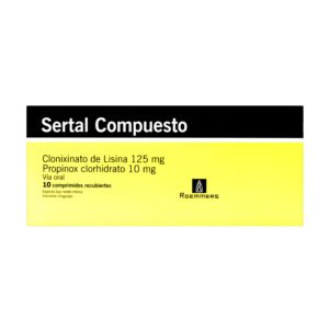 SERTAL COMPUESTO COMPRIMIDOS CAJA X 10 TAB