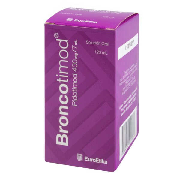 BRONCOTIMOD 400MG/7ML SOLUCION - PIDOTIMOD FCO X 120ML