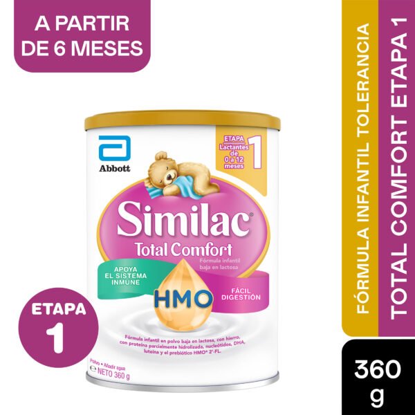 SIMILAC TOTAL COMFORT 1 DE 0 A 12 MESES LATA X 360G