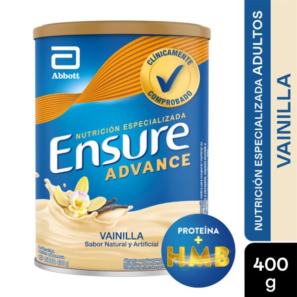 ENSURE ADVANCE VAINILLA LATA X 400 GR