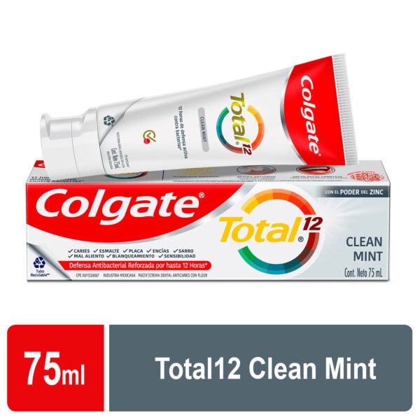CREM DENT COLGATE TOTAL 12 CLEAN MINT TUB X 75 ML