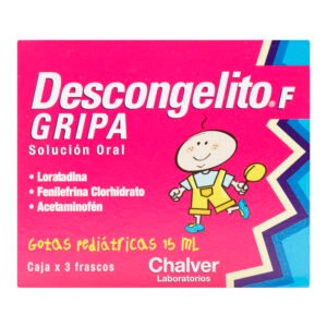 DESCONGELITO GRIPA GOTAS - LORATADINA + FENILEFRINA + ACETAMINOFEN * FCO X 15 ML