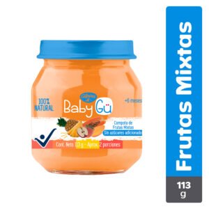 COMPOTA ALPINA BABY GU FRUTAS MIX FCO X 113 GR