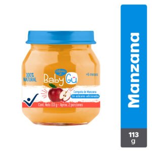 COMPOTA ALPINA BABY GU MANZANA FCO 113GR