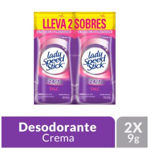 DTE LADY SPEED STICK TALC CRE.DUO 9 GR SOBRE UNIDAD