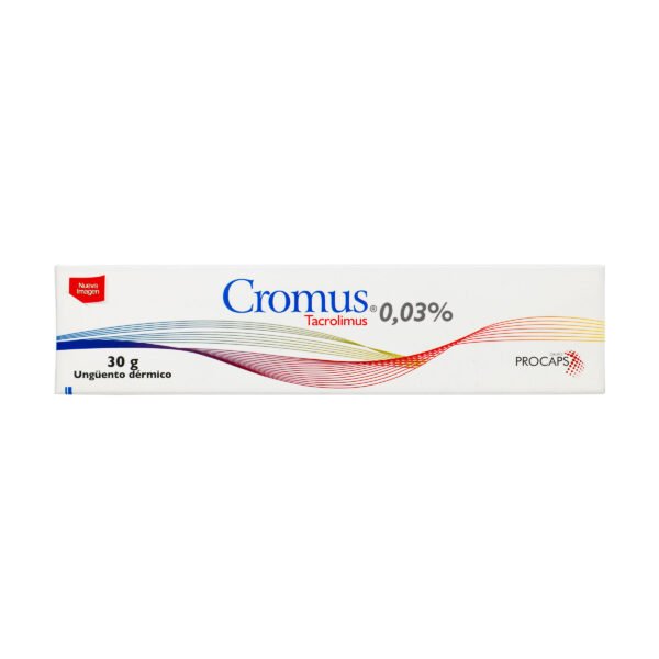 CROMUS 0.03% UNGUENTO - TACROLIMUS TUBO X 30GR