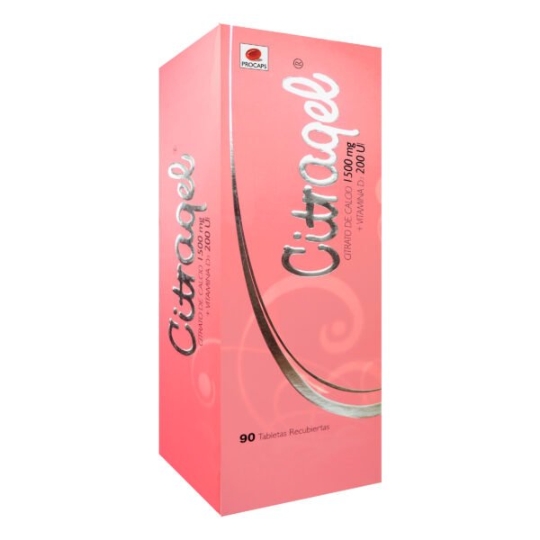CITRAGEL CITRATO -CALCIO + VITAMINA D CJ X 90 TBS