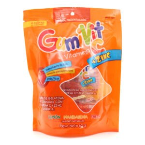 GUMIVIT C +ZINC 60GR BOLSA PAQ X 6UNDS