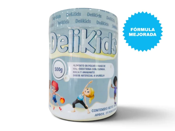 DELIKIDS VAINILLA  - MACA + SOYA FCO X 500 GR
