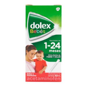 DOLEX BEBES 1-24 MESES FRAMBUESA - JARABE FCO X 60ML
