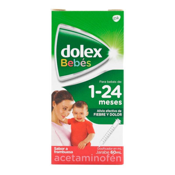 DOLEX BEBES 1-24 MESES FRAMBUESA - JARABE FCO X 60ML