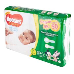 PAÑAL HUGGIES ACT SEC P1 RECIEN NACIDO PAQ X 50