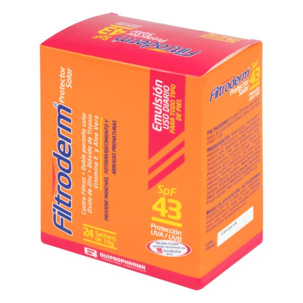 FILTRODERM SPF 43 SOBRES UNIDAD