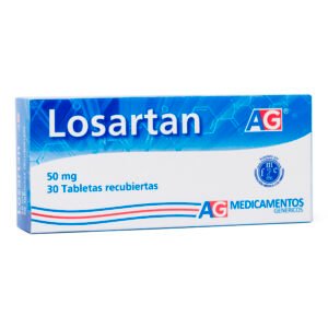 LOSARTAN 50 MG TABLETAS CAJA X 30UNDS