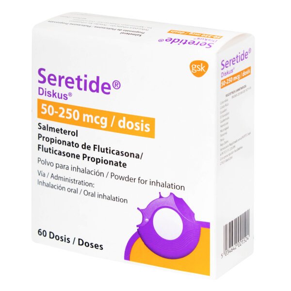 SERETIDE DISKUS 50-250MCG FCOX  60 DOSIS