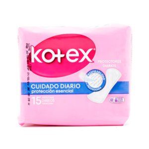 PROTECTORES DIARIOS KOTEX CUIDADO DIARIO PROTECCION ESENCIAL PAQUE X 15 UNIDADES