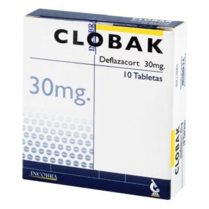 CLOBAK 30 MG - DEFLAZACORT CAJ X 10 TBS